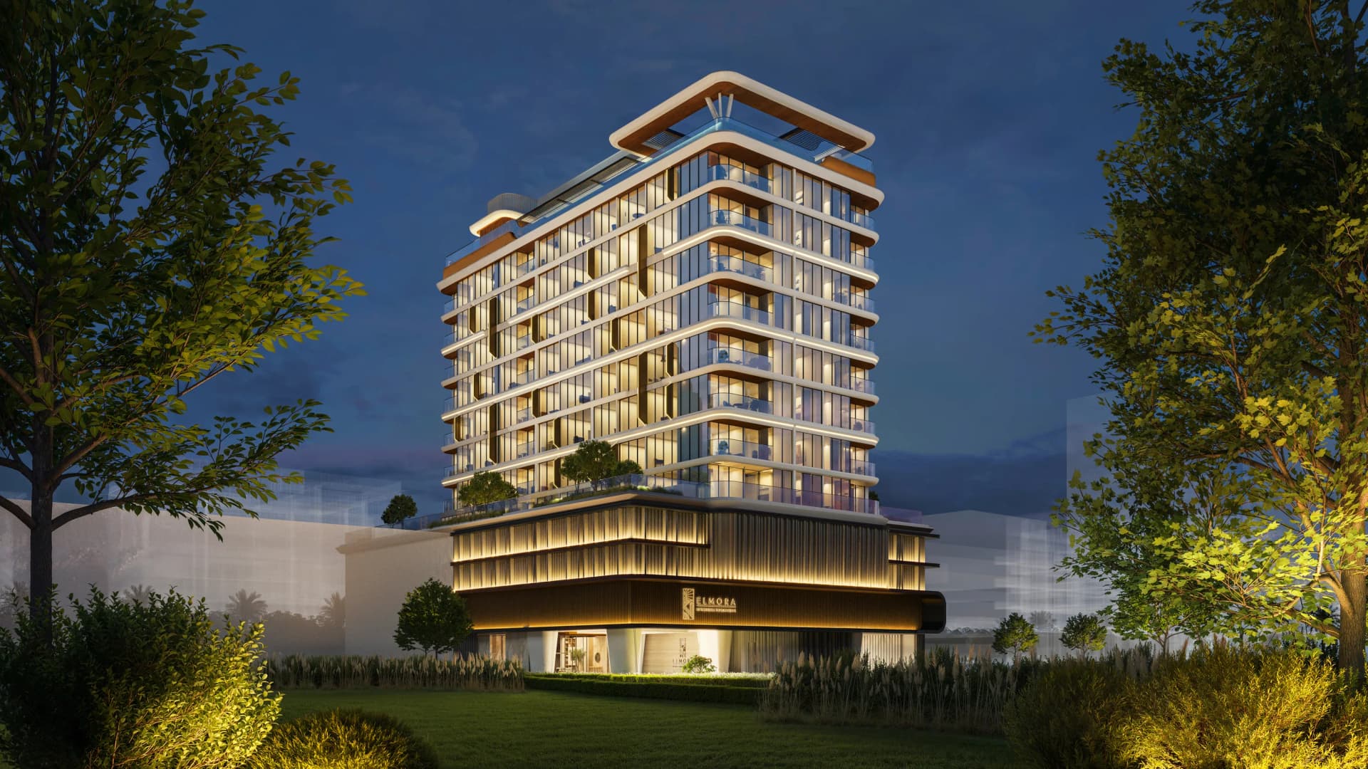 Elmora by Neoterra Real Estate Development, Jumeirah Garden City. Render supplied by developer.
