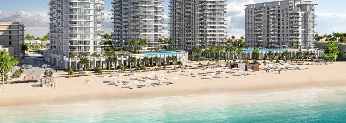 Beach House at Bay Residences by RAK Properties, Mina Al Arab. Render supplied by developer.