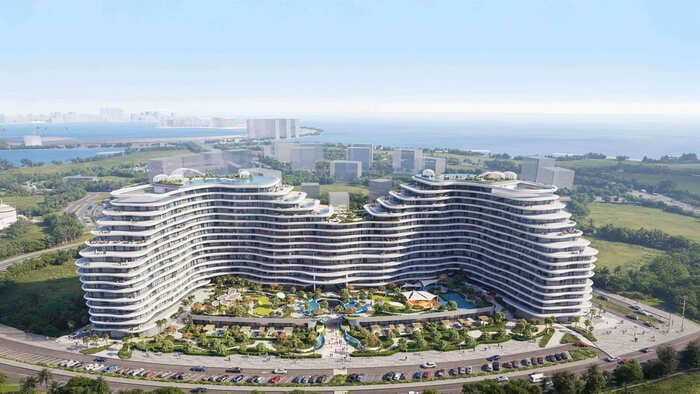 La Mazzoni by The Luxe Developers, Al Marjan Island. Render supplied by developer.