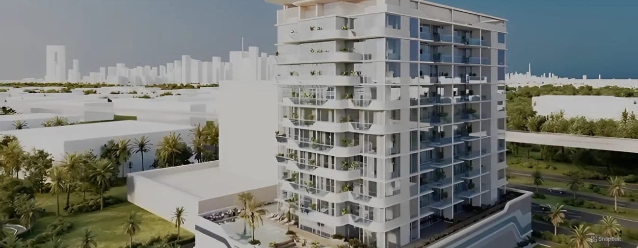Evora Residences by ANAX Developments, Al Furjan. Render supplied by developer.