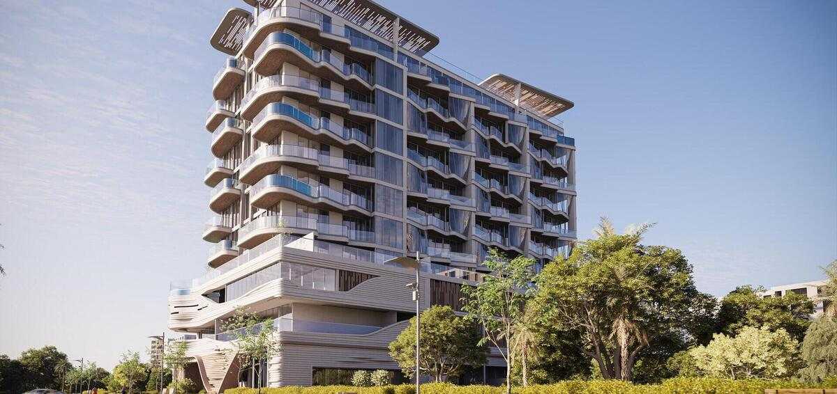 Iluka Residences by MS Homes Developers, Dubai Islands. Render supplied by developer.