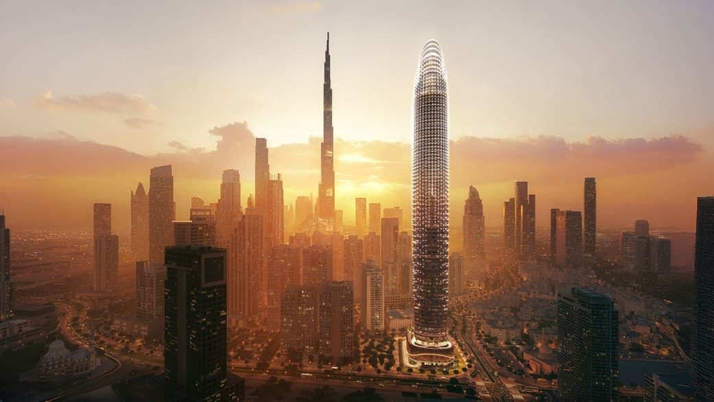 Binghatti Skyblade by Binghatti, Downtown Dubai. Render supplied by developer.