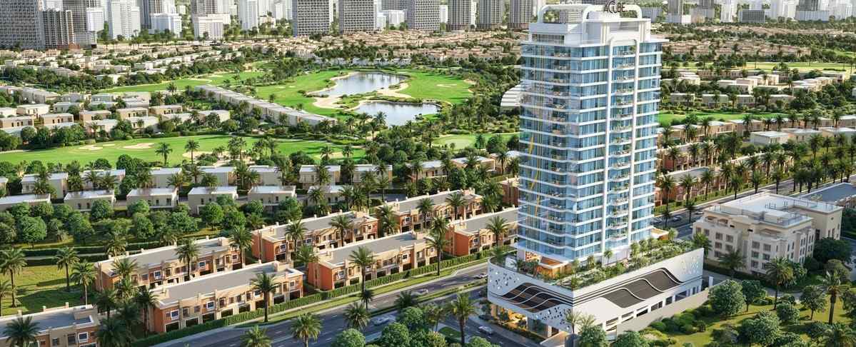 Vega by Acube Development, Dubai Sports City. Render supplied by developer.