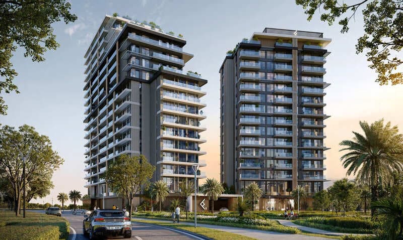 The Hillgate by Ellington, Dubai Silicon Oasis. Render supplied by developer.