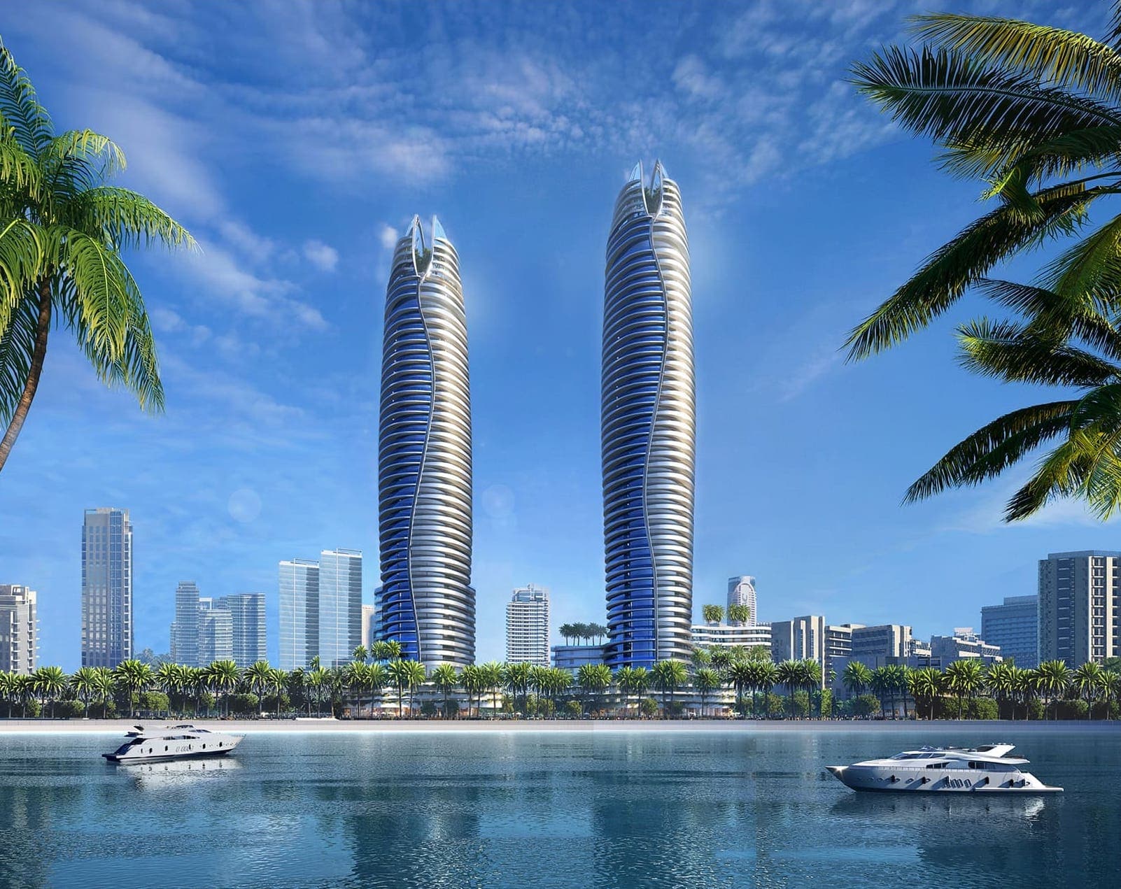Canal Crown by Damac, Business Bay. Render supplied by developer.