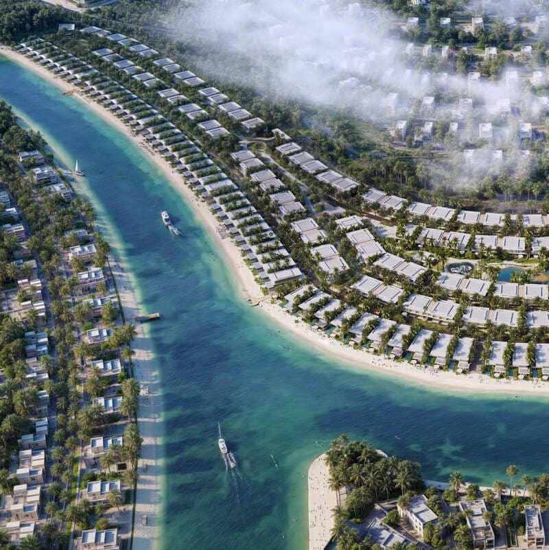 The View Island by Ajmal Makan, Al Hamriya. Render supplied by developer.