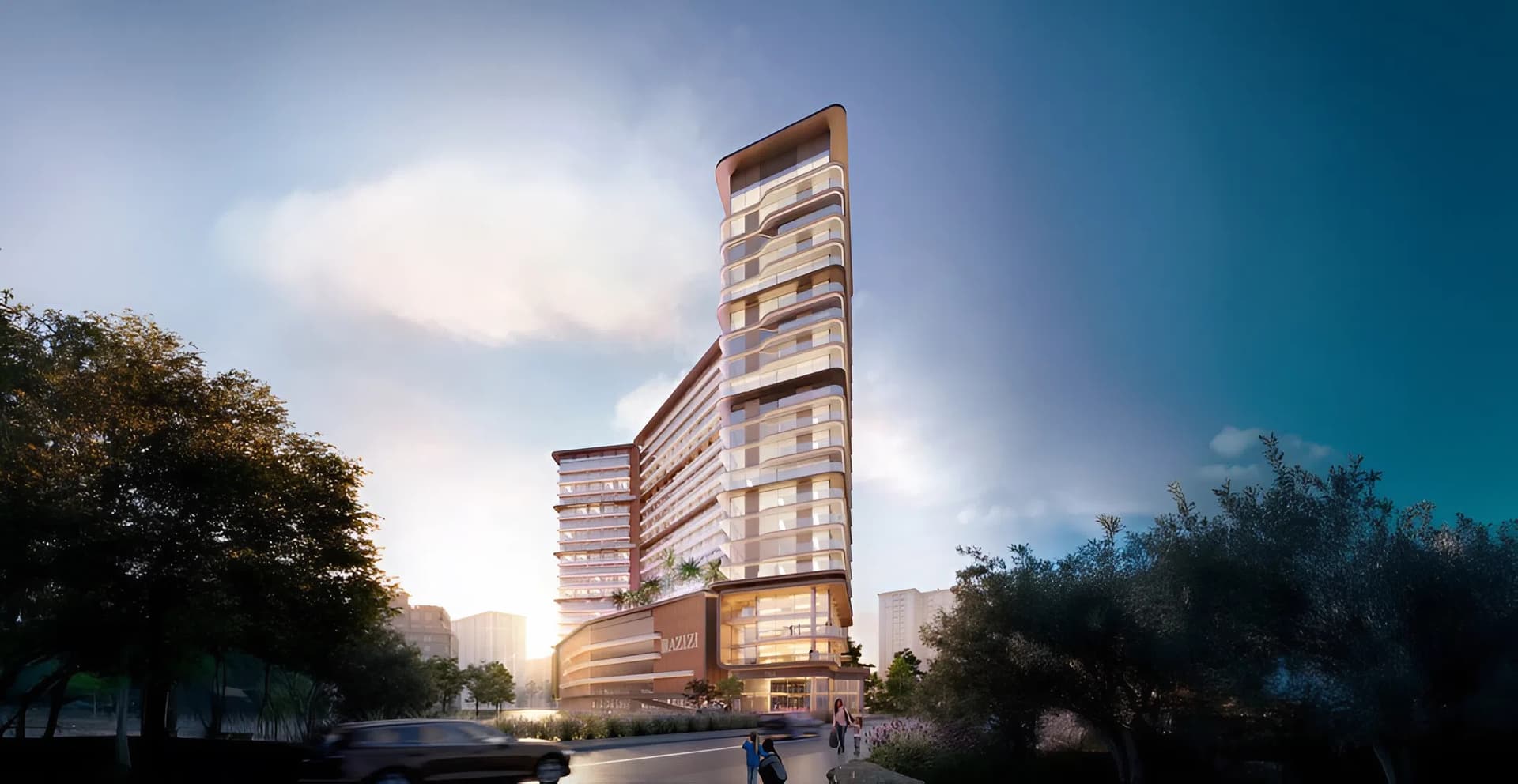 Azizi Abraham by Azizi, Jebel Ali Freezone Extension. Render supplied by developer.