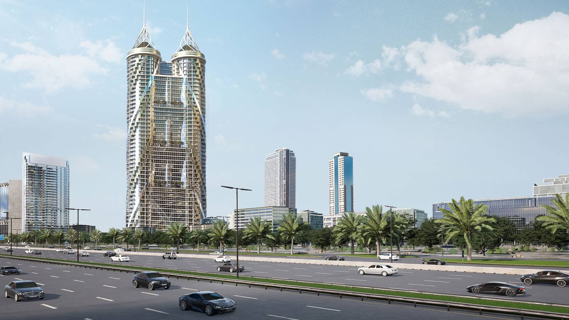 The Biltmore Residences Sufouh by GJ Properties, Al Sufouh. Render supplied by developer.