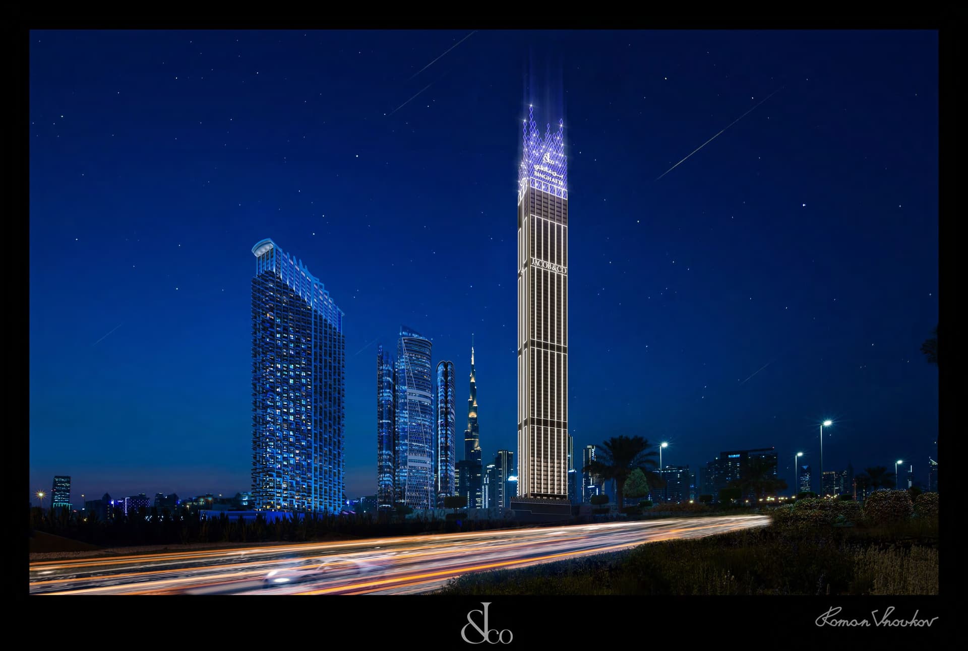 Burj Binghatti Jacob and Co Residences by Binghatti, Business Bay. Render supplied by developer.
