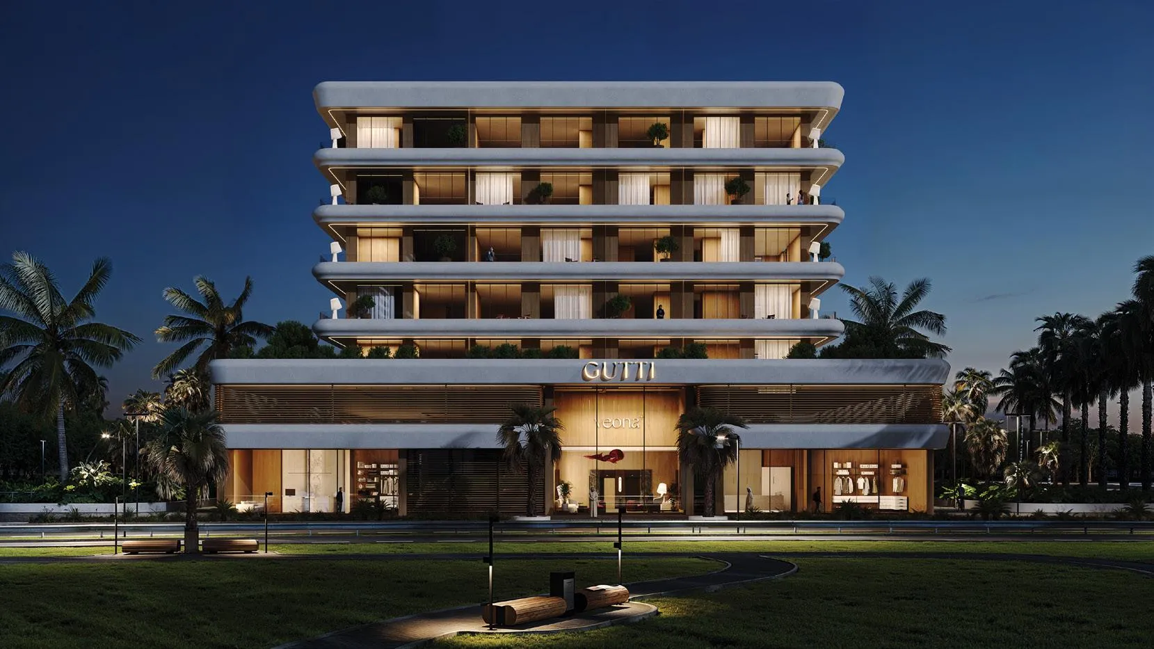 Veona by Gutti by Gutti Development, Wadi al safa 5. Render supplied by developer.