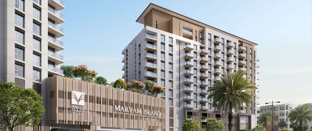 Topaz Residences by Eagle Hills, Maryam Island. Render supplied by developer.