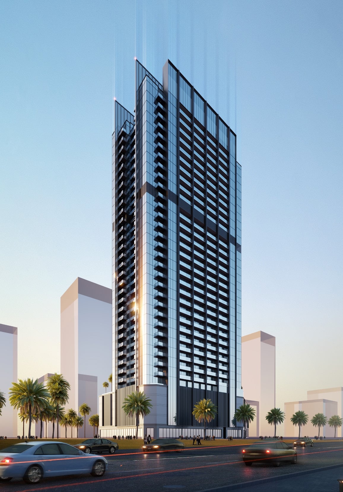 Jade Tower by Tiger, Majan. Render supplied by developer.