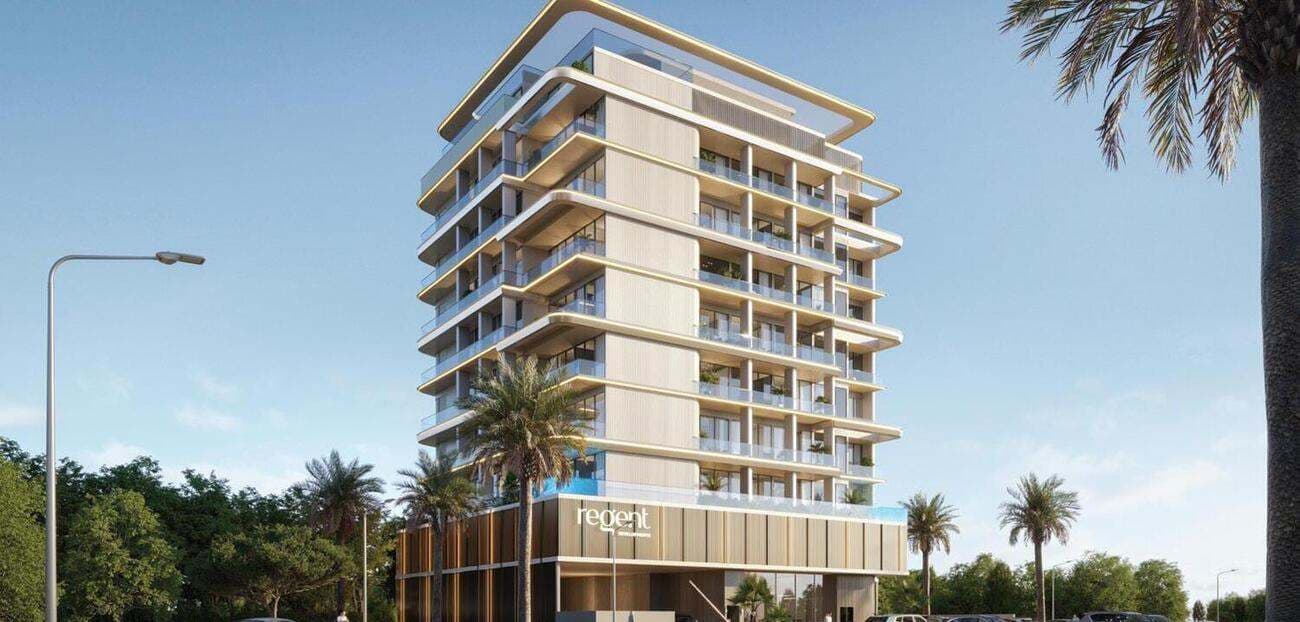 Golf Grove by Regent by Regent Developments, Dubai Production City. Render supplied by developer.