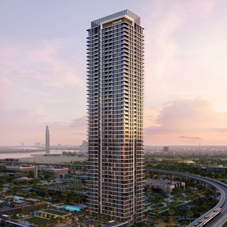 Montiva by Vida by Emaar, Green Gate at Dubai Creek Harbour. Render supplied by developer.