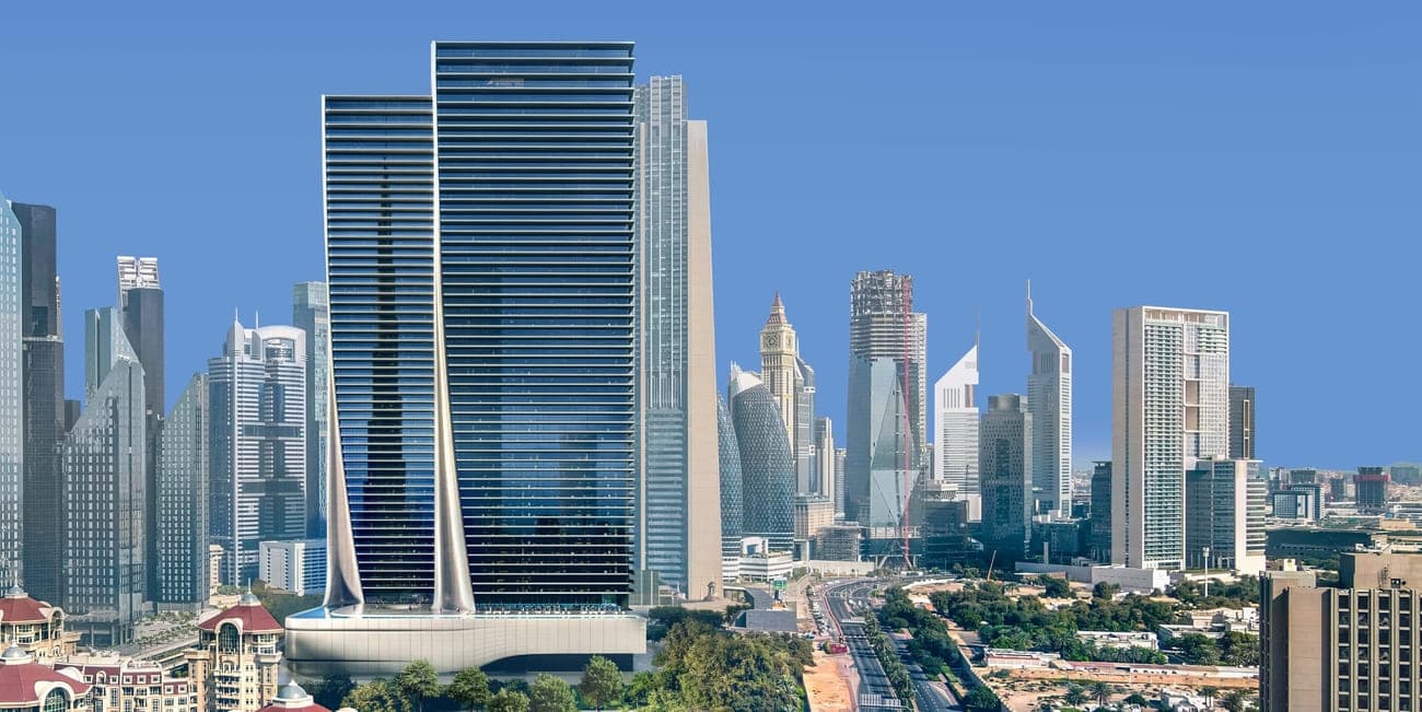 Akala Residences by ARADA, DIFC (Dubai International Financial Center). Render supplied by developer.