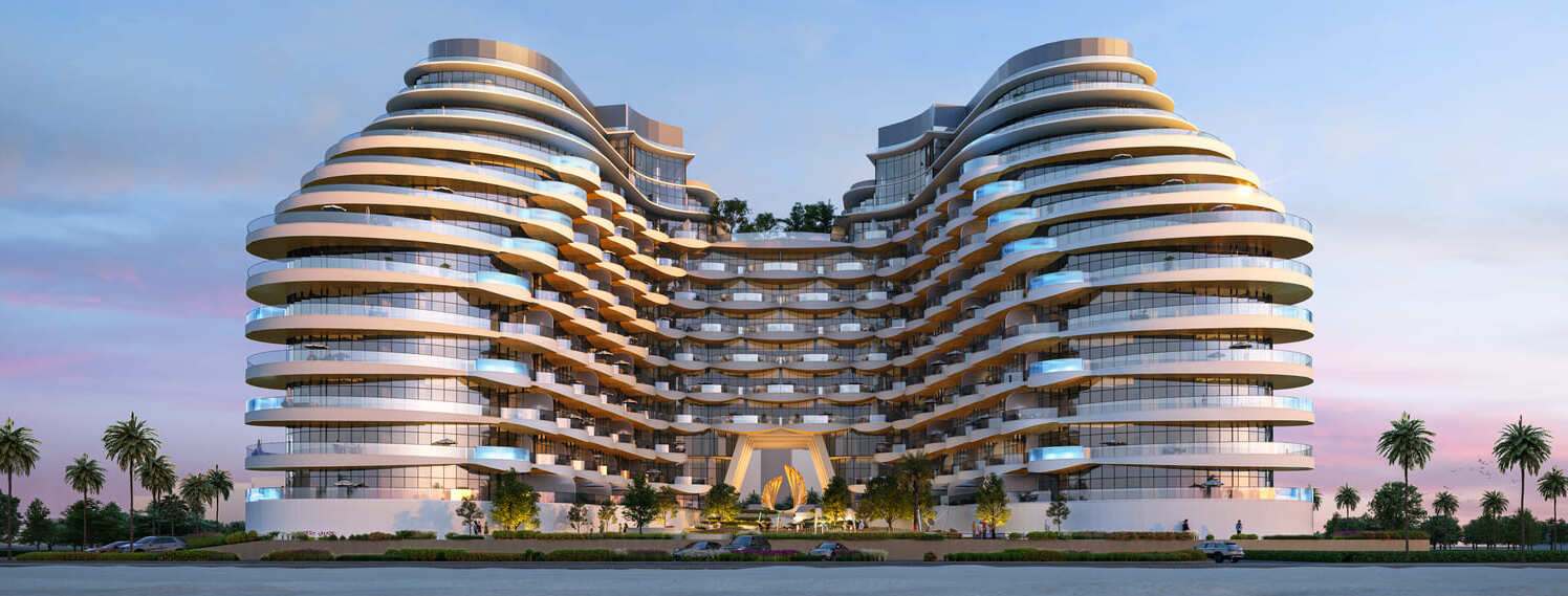 Aqua Arc by BNW Developments, Jazeerat Al Marjan. Render supplied by developer.