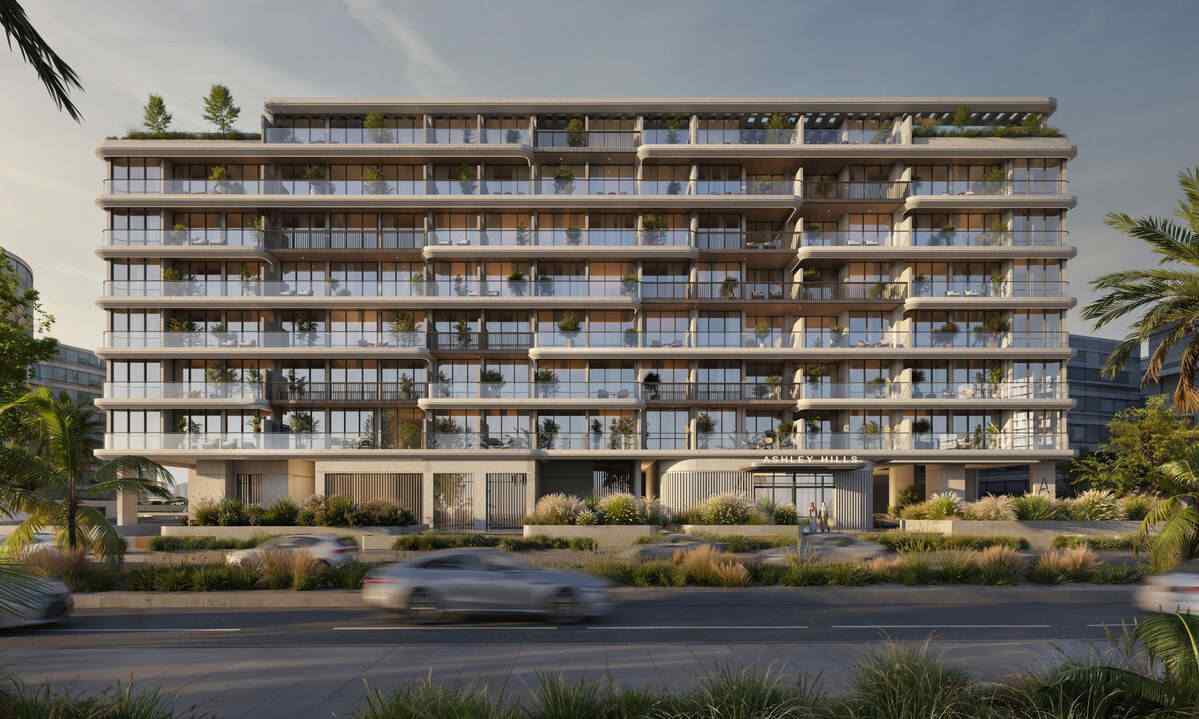 Ashley Hills by TownX Development, Arjan. Render supplied by developer.