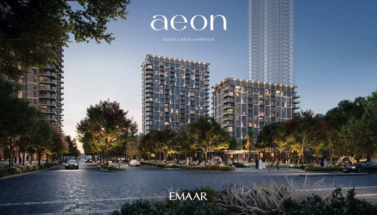 Aeon by Emaar, Dubai Creek Harbour. Render supplied by developer.