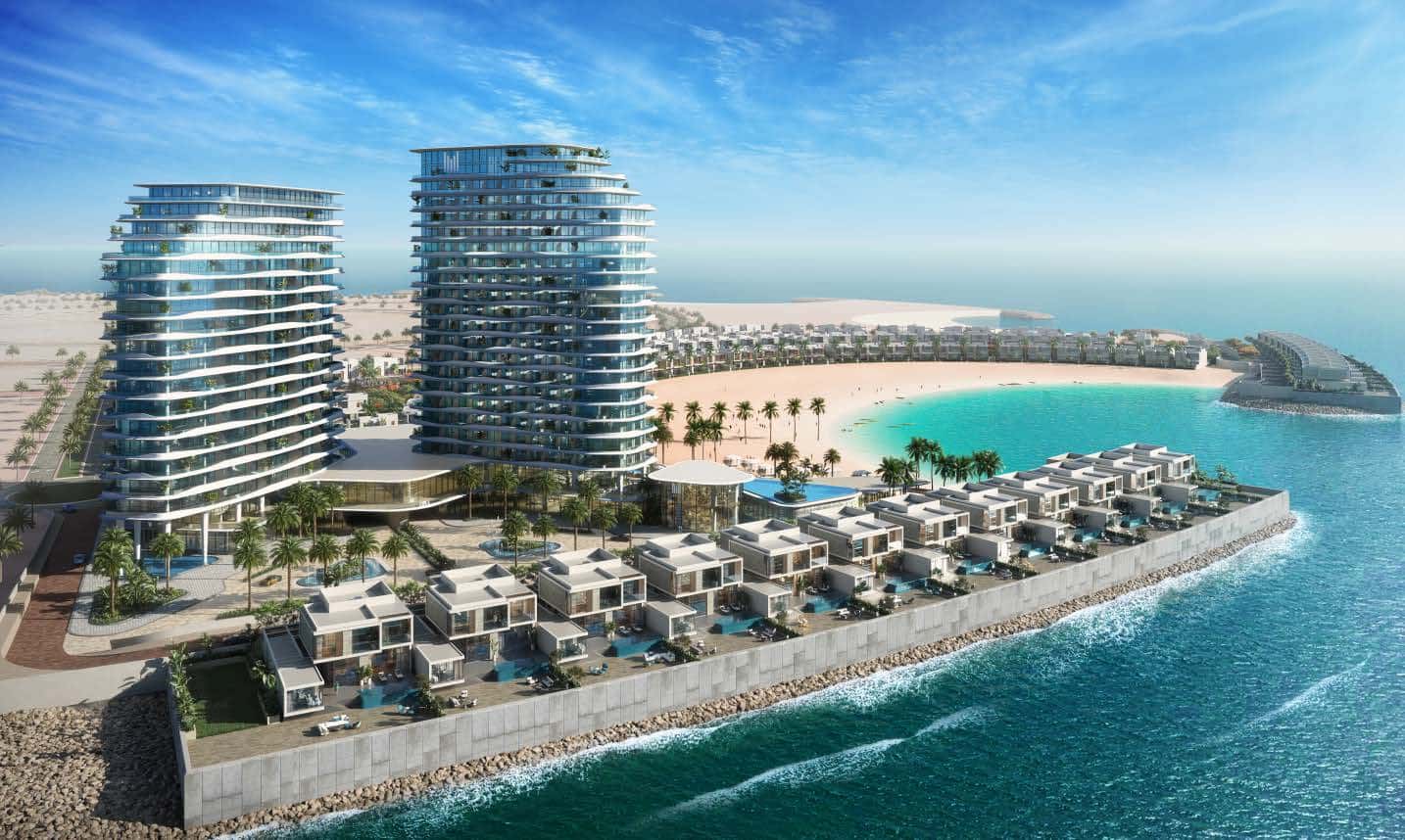 Danah Bay by Dubai Investments, Al Marjan Island. Render supplied by developer.