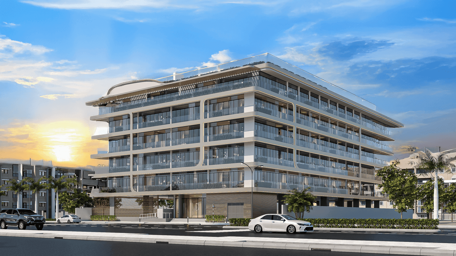 Elevia Residences by Valores Property Development, Dubai International City. Render supplied by developer.