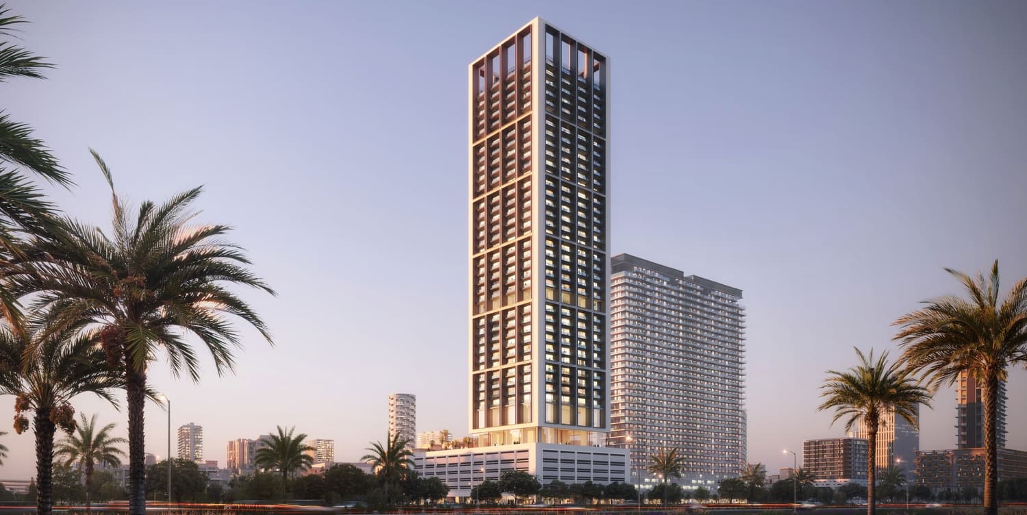 Binghatti Apex by Binghatti, JVC (Jumeirah Village Circle). Render supplied by developer.