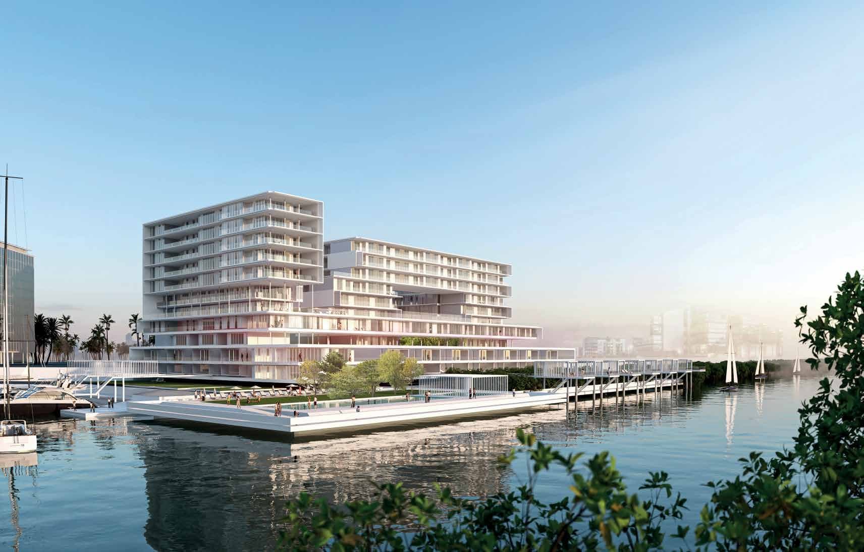 Gateway Porto Al Zorah by Al Zorah Development Company, Al Zorah City. Render supplied by developer.