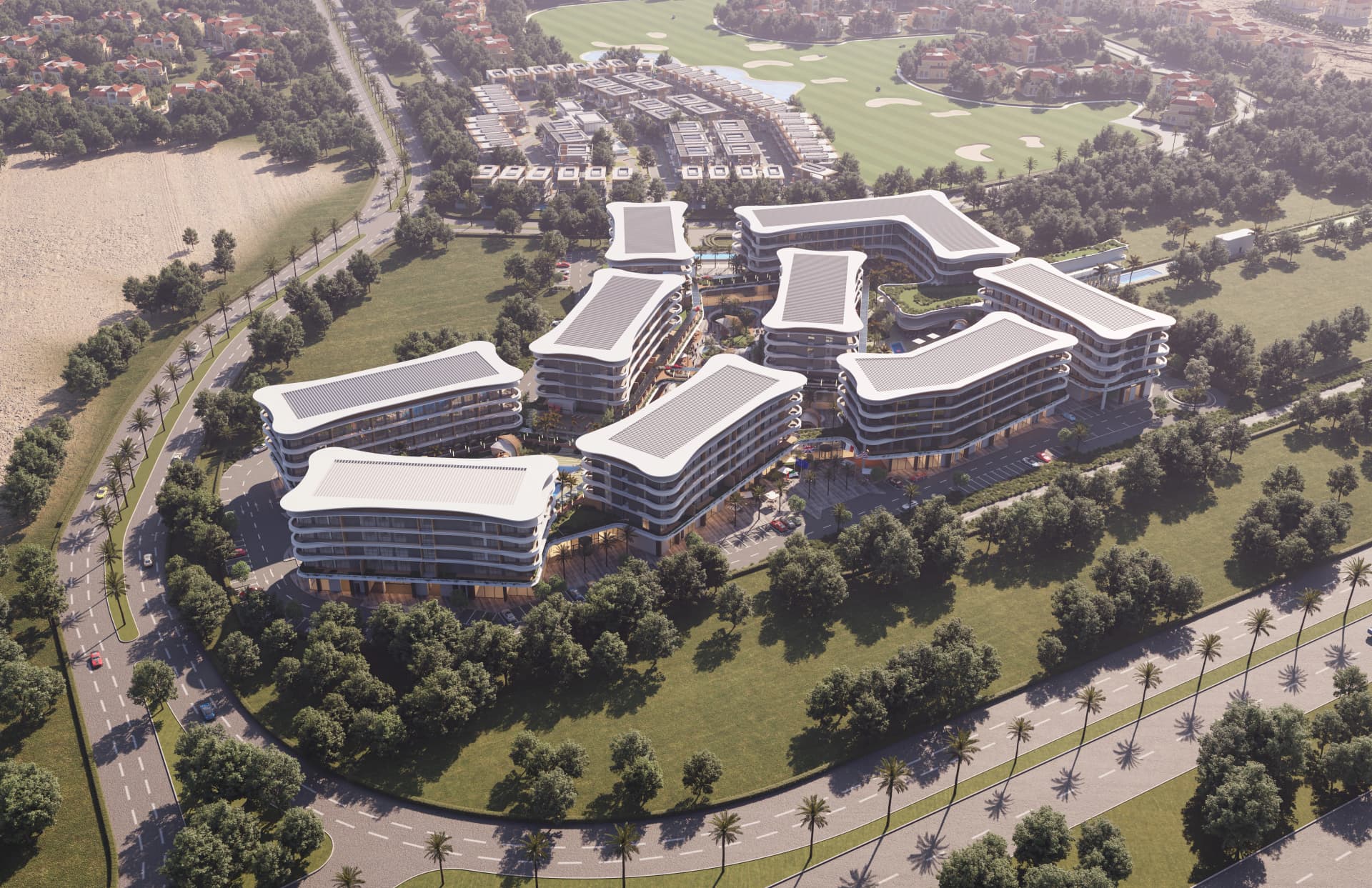 Mayfair Meridian by Seven Mayfair Real Estate Developments, Wadi Al Safa 7. Render supplied by developer.