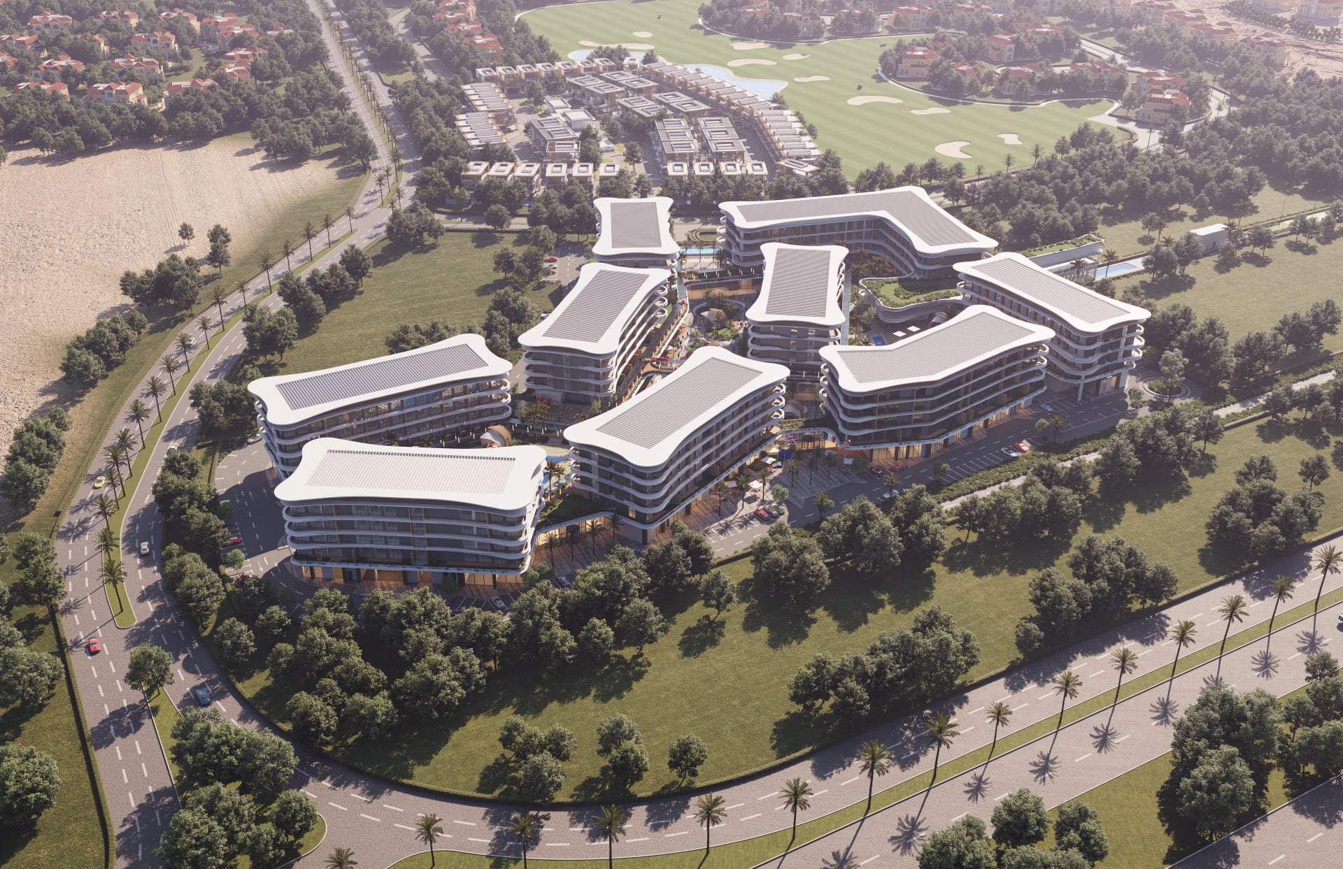 Mayfair Meridian by Seven Mayfair Real Estate Developments, Wadi Al Safa 7. Render supplied by developer.