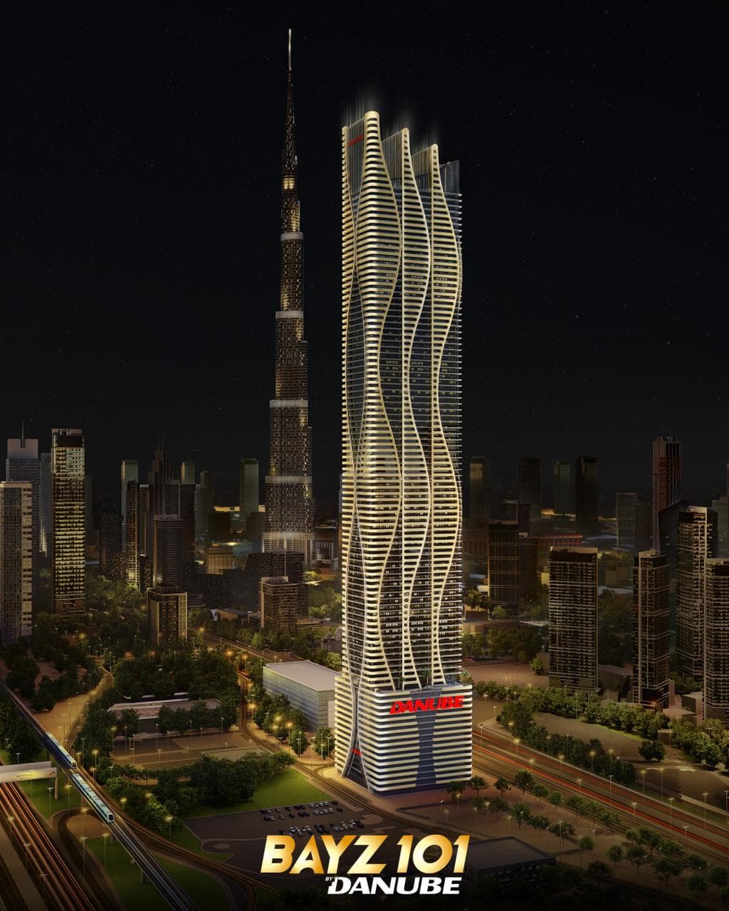 Bayz 101 by Danube, Business Bay. Render supplied by developer.