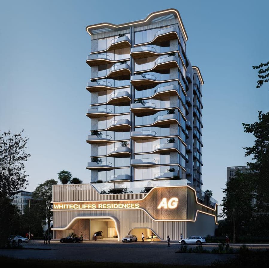 Whitecliffs Residences by AG Properties, Dubai Islands. Render supplied by developer.