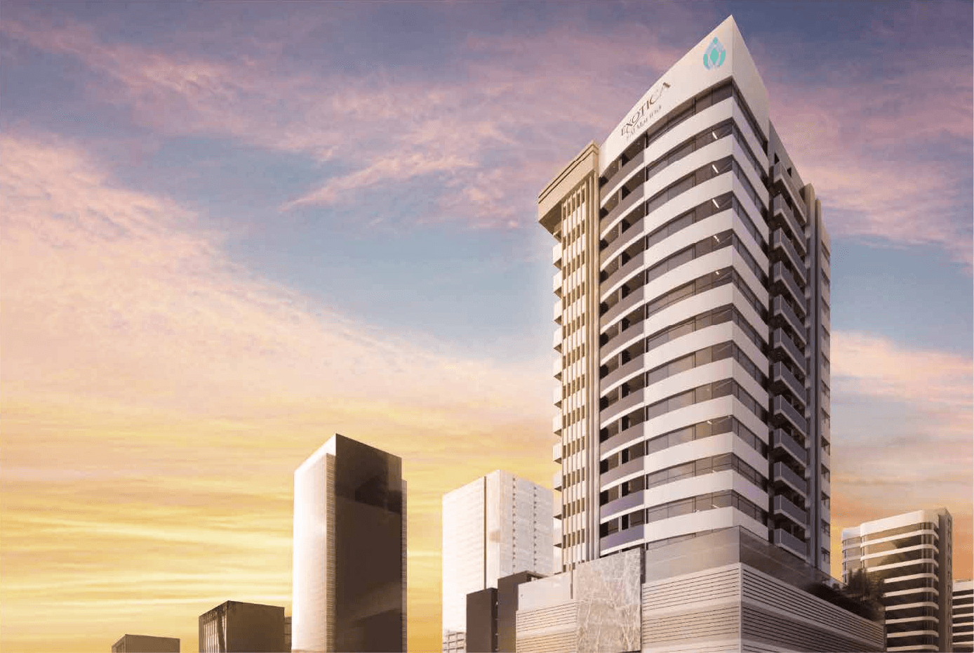Exotica by Al Marina by Al Marina Investment, JVC (Jumeirah Village Circle). Render supplied by developer.