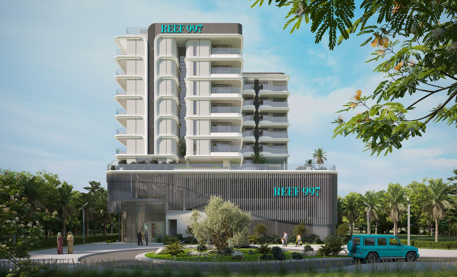 Reef 997 by REEF Luxury Developments, Dubai Islands. Render supplied by developer.