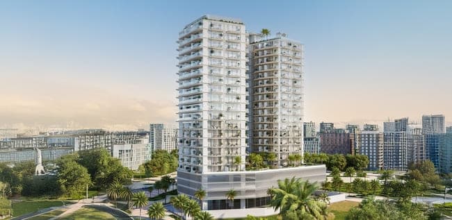 Cove Grand by Imtiaz, Dubailand Residence Complex. Render supplied by developer.