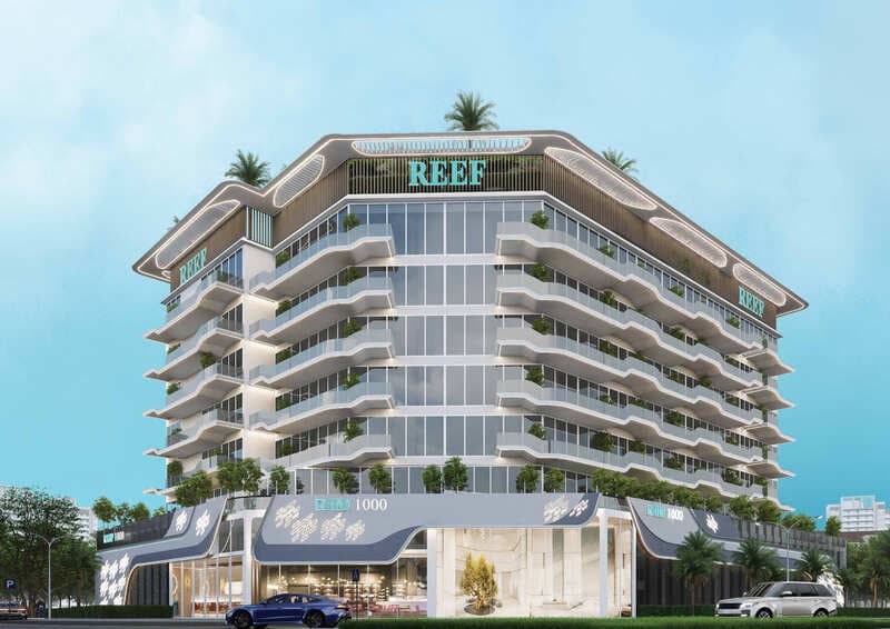 Reef 1000 by REEF Luxury Developments, Dubailand Residence Complex. Render supplied by developer.