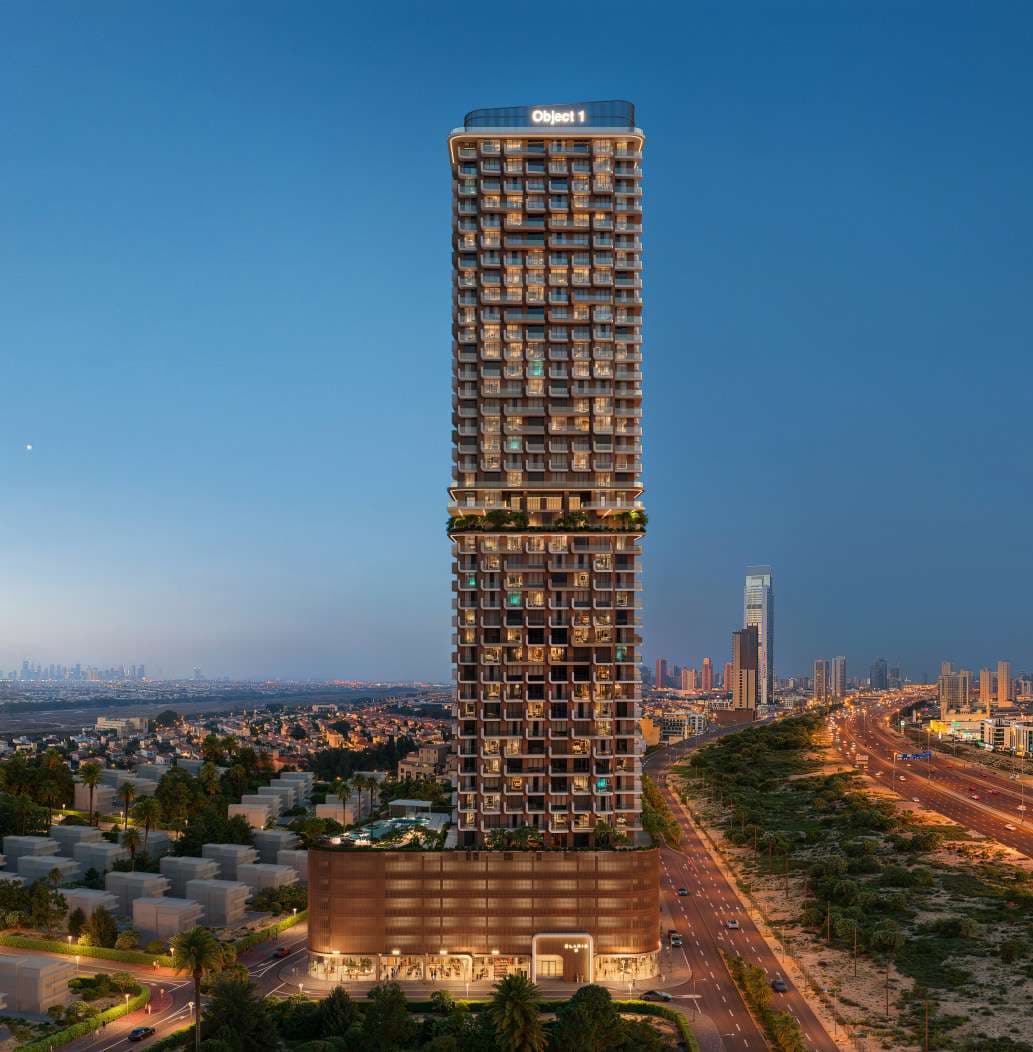 ELAR1S Sky by Object One, JVT (Jumeirah Village Triangle). Render supplied by developer.