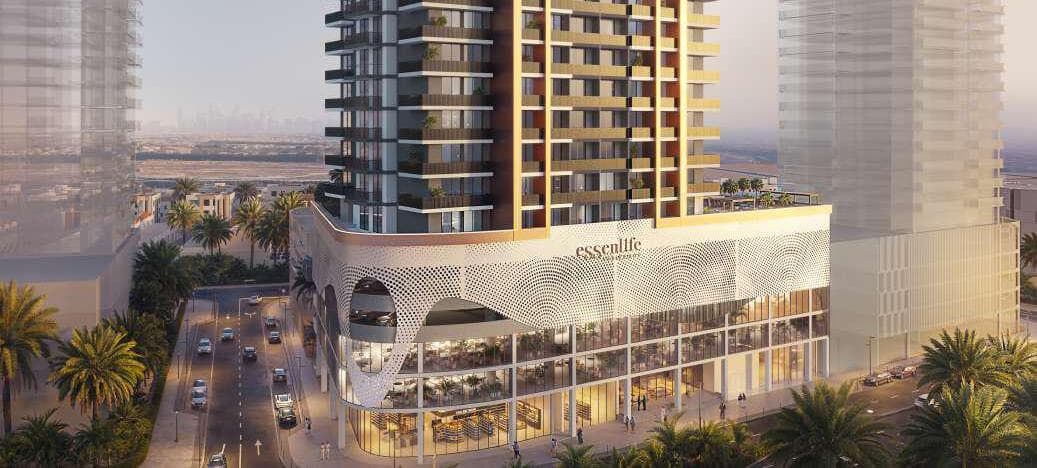 ESSENL1FE Residence by Object One, Al Barsha South 5. Render supplied by developer.