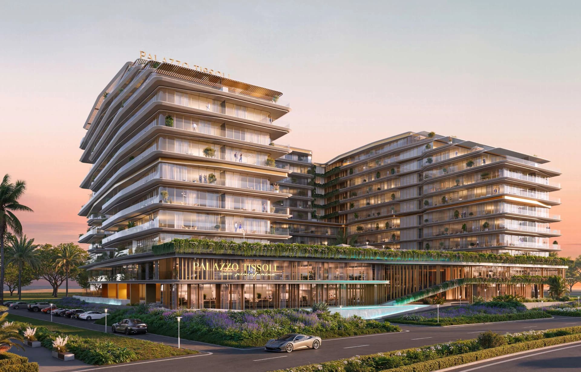 Palazzo Tissoli by Tissoli Luxury Developers, Al Marjan Island. Render supplied by developer.