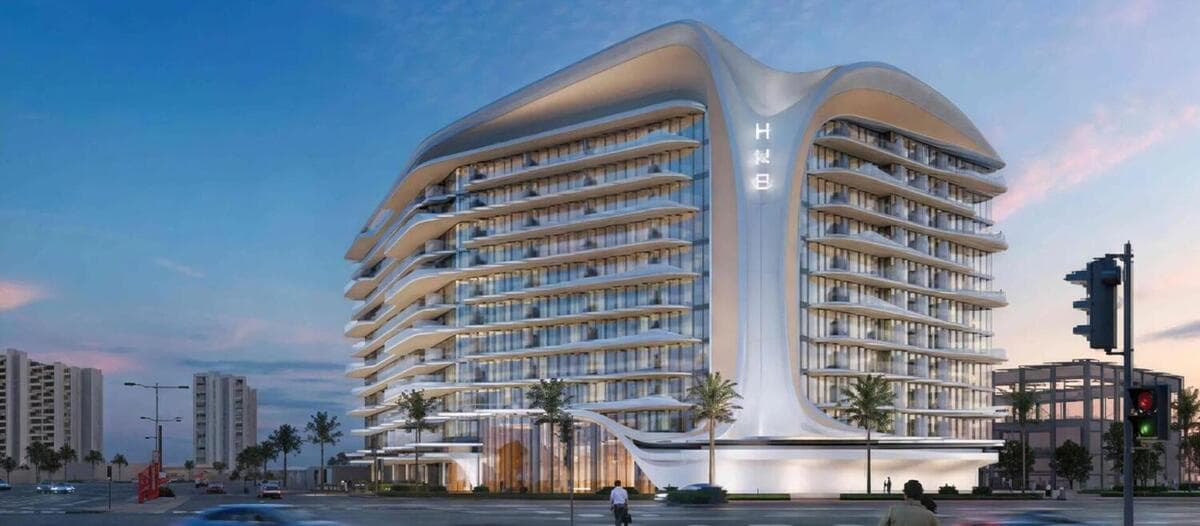 Beverly Grande by HMB Homes, Dubai Motor City. Render supplied by developer.