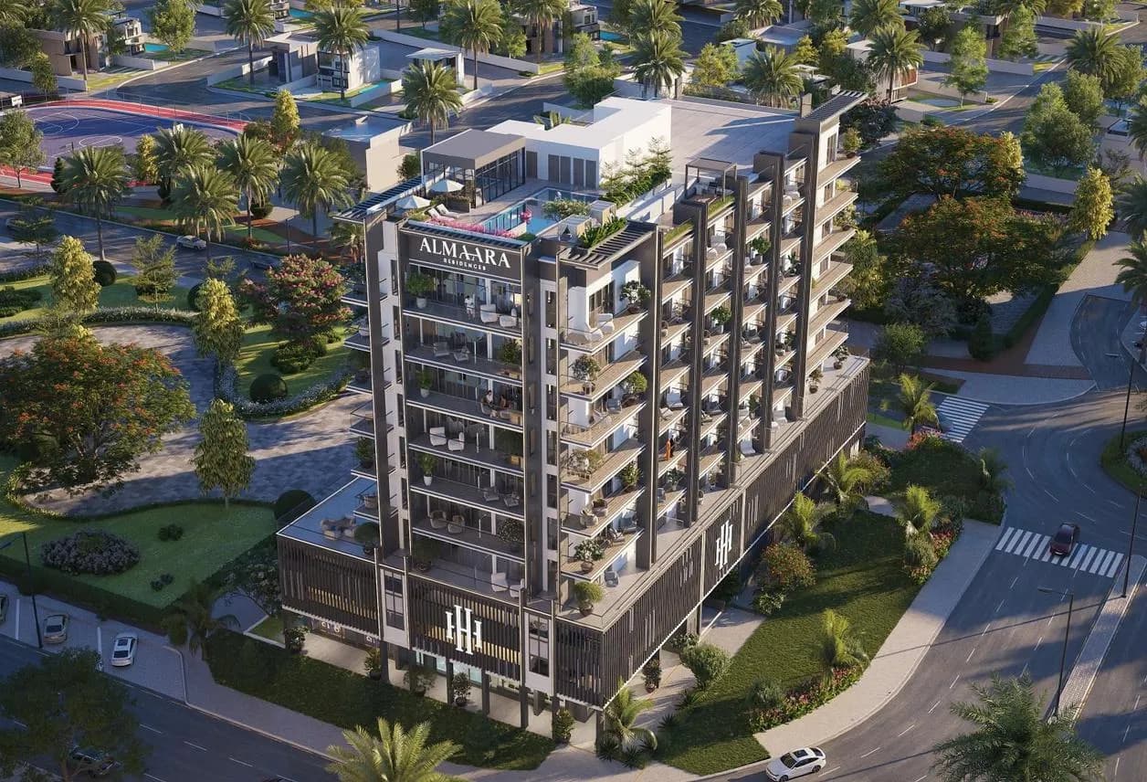 Almaara Residences by Hamara Home Real Estate Development, Al Furjan. Render supplied by developer.