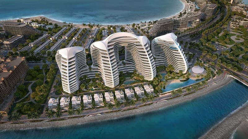 Oystra by Richmind Development, Al Marjan Island. Render supplied by developer.