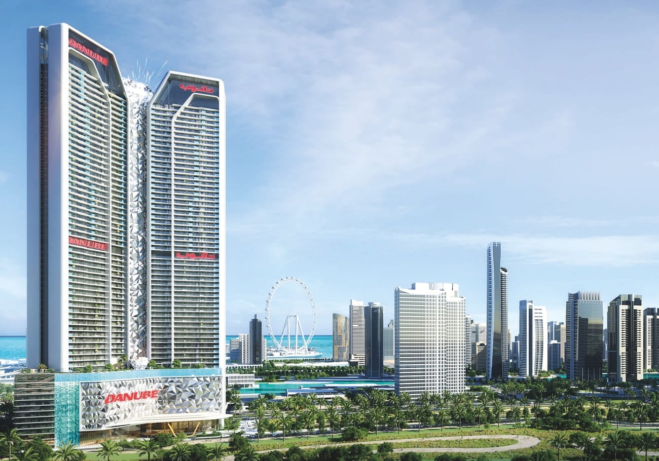 Diamondz by Danube, JLT (Jumeirah Lake Towers). Render supplied by developer.