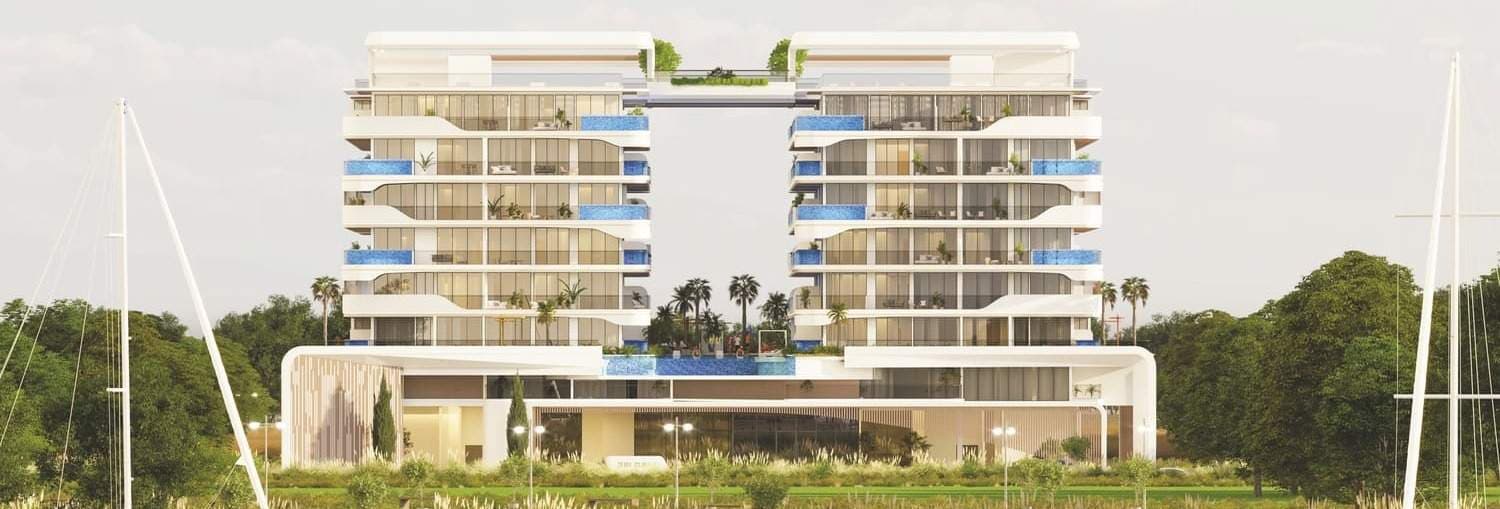 Ocean Pearl 1 and 2 by Samana, Dubai Islands. Render supplied by developer.