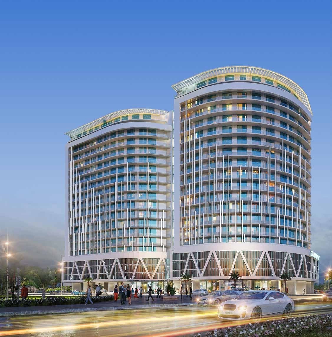 DAMAC Majestine by Damac, Business Bay. Render supplied by developer.