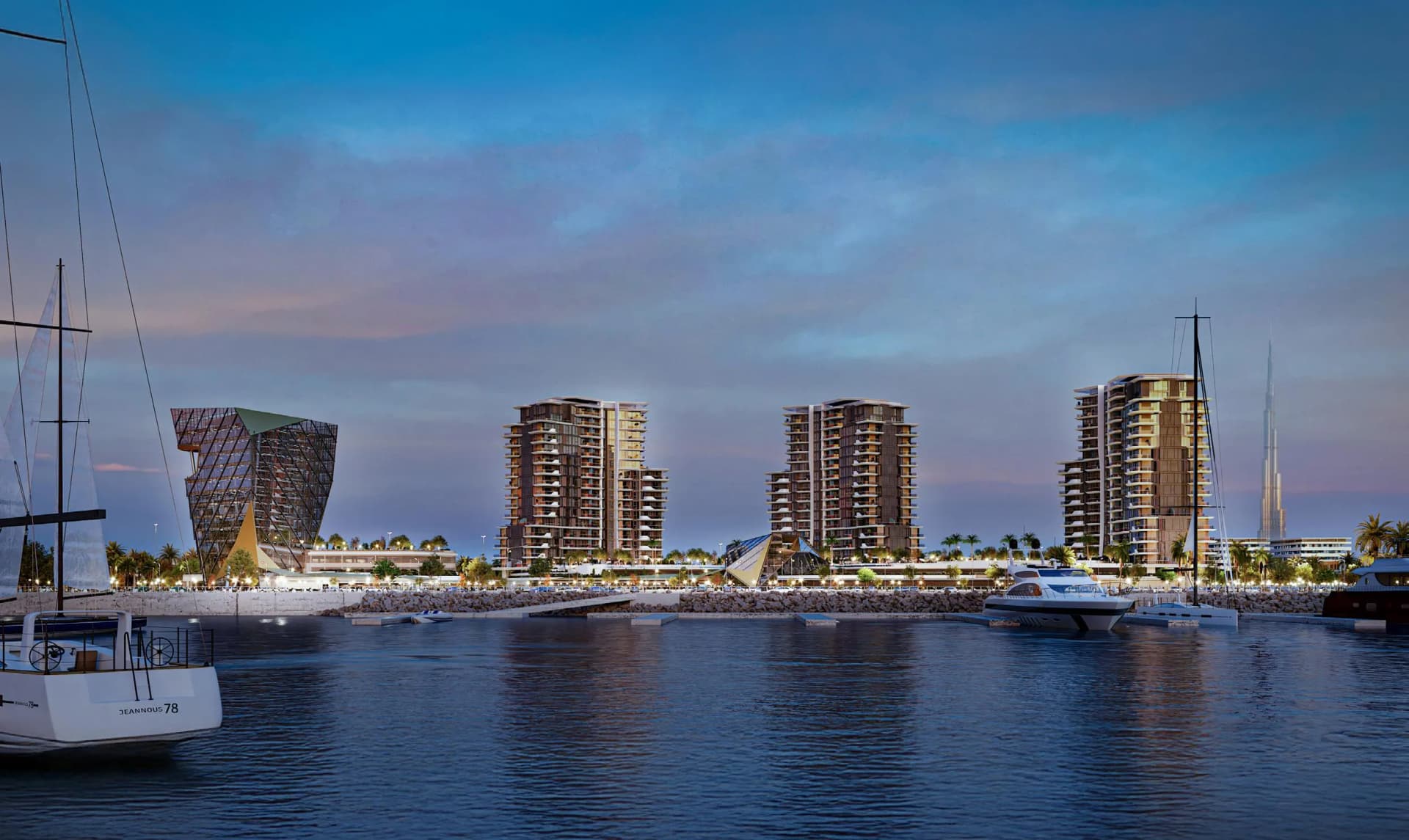 Portside Square by Ellington, Mina Rashid. Render supplied by developer.