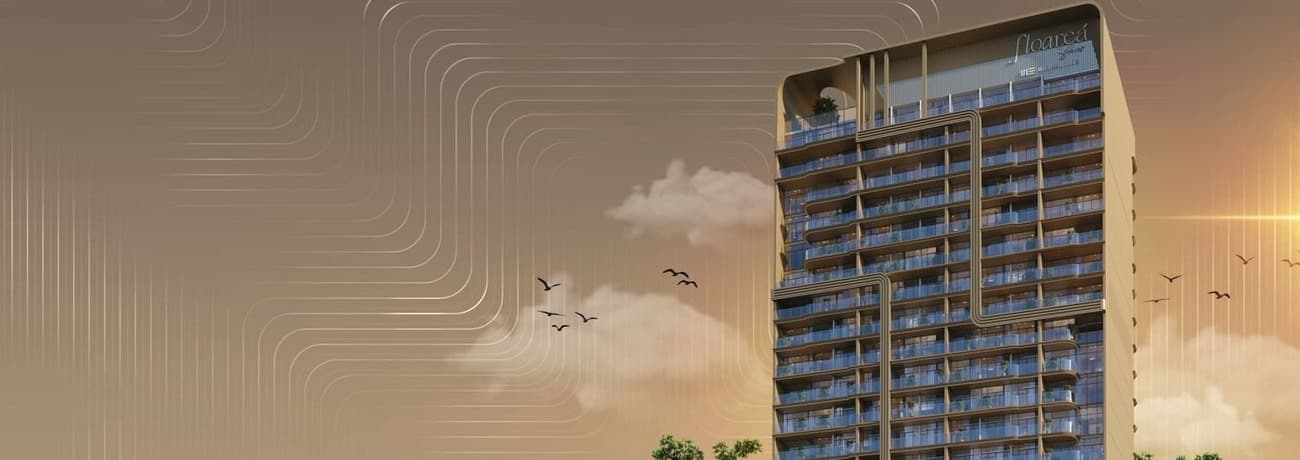 Floarea Skies by Mashriq Elite Developments, JVC (Jumeirah Village Circle). Render supplied by developer.