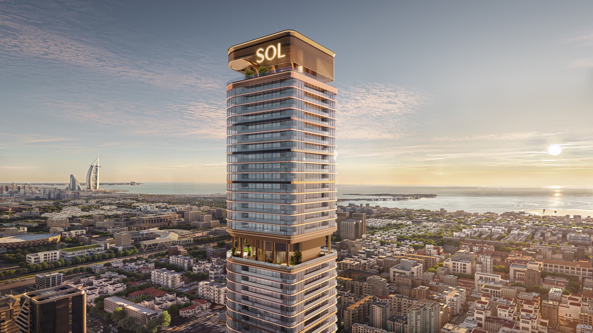 Sol Luxe by SOL Properties, City Walk. Render supplied by developer.