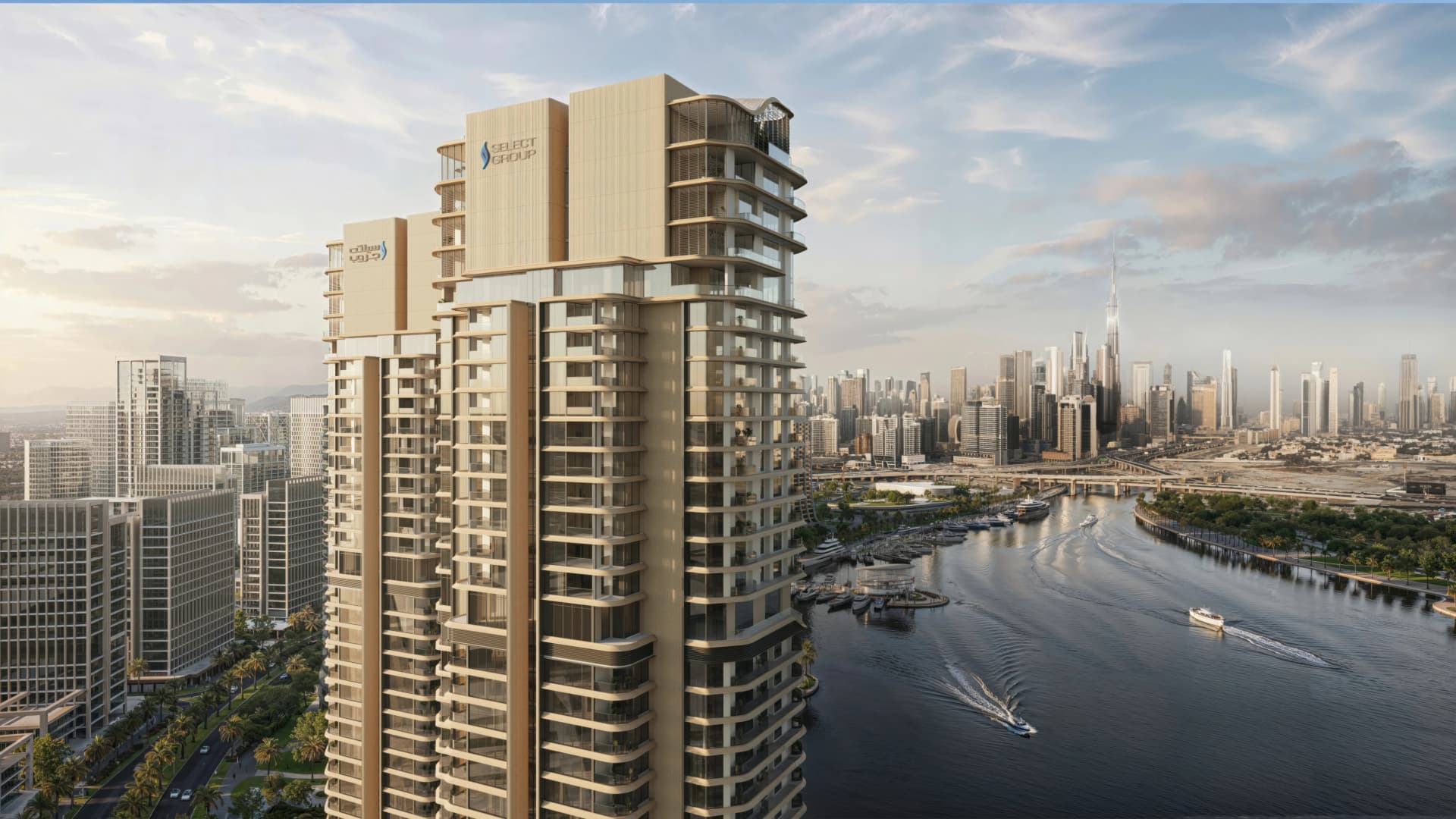 Artistry One Residences by Select Group, Dubai Design District. Render supplied by developer.