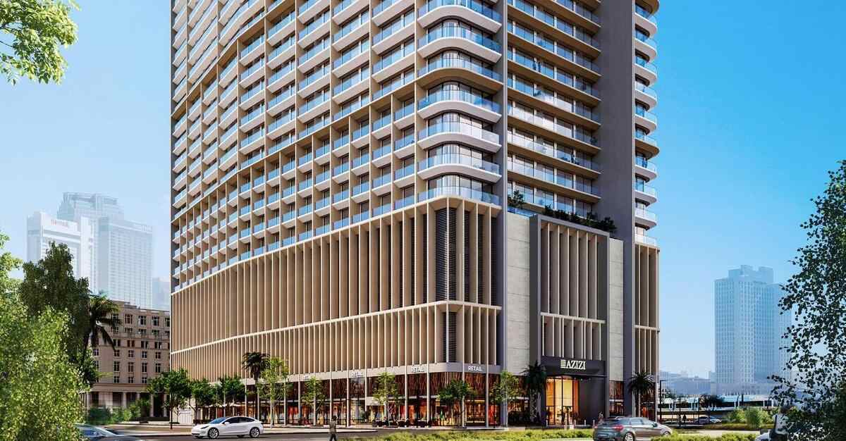 Azizi Arian by Azizi, Jabal Ali Industrial 2. Render supplied by developer.