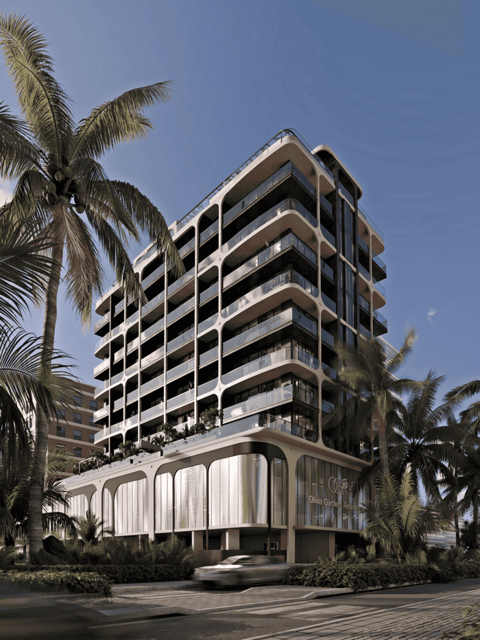 Olivia Gardens Residence by Segrex Development, Jumeirah Garden City. Render supplied by developer.