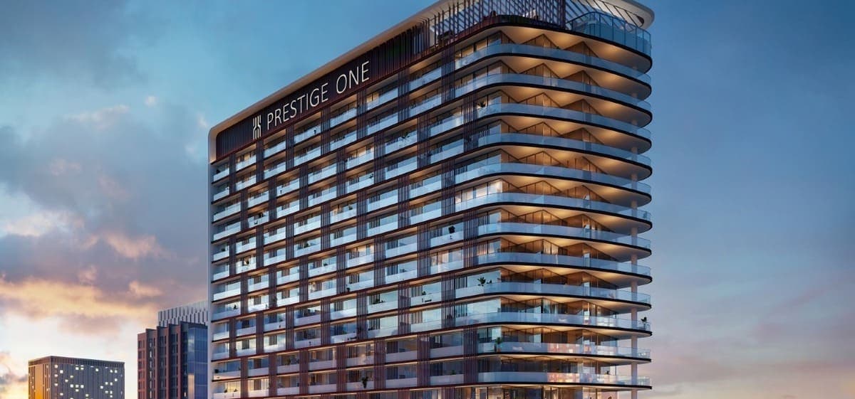 Golf Place by Prestige One, Dubai Sports City. Render supplied by developer.